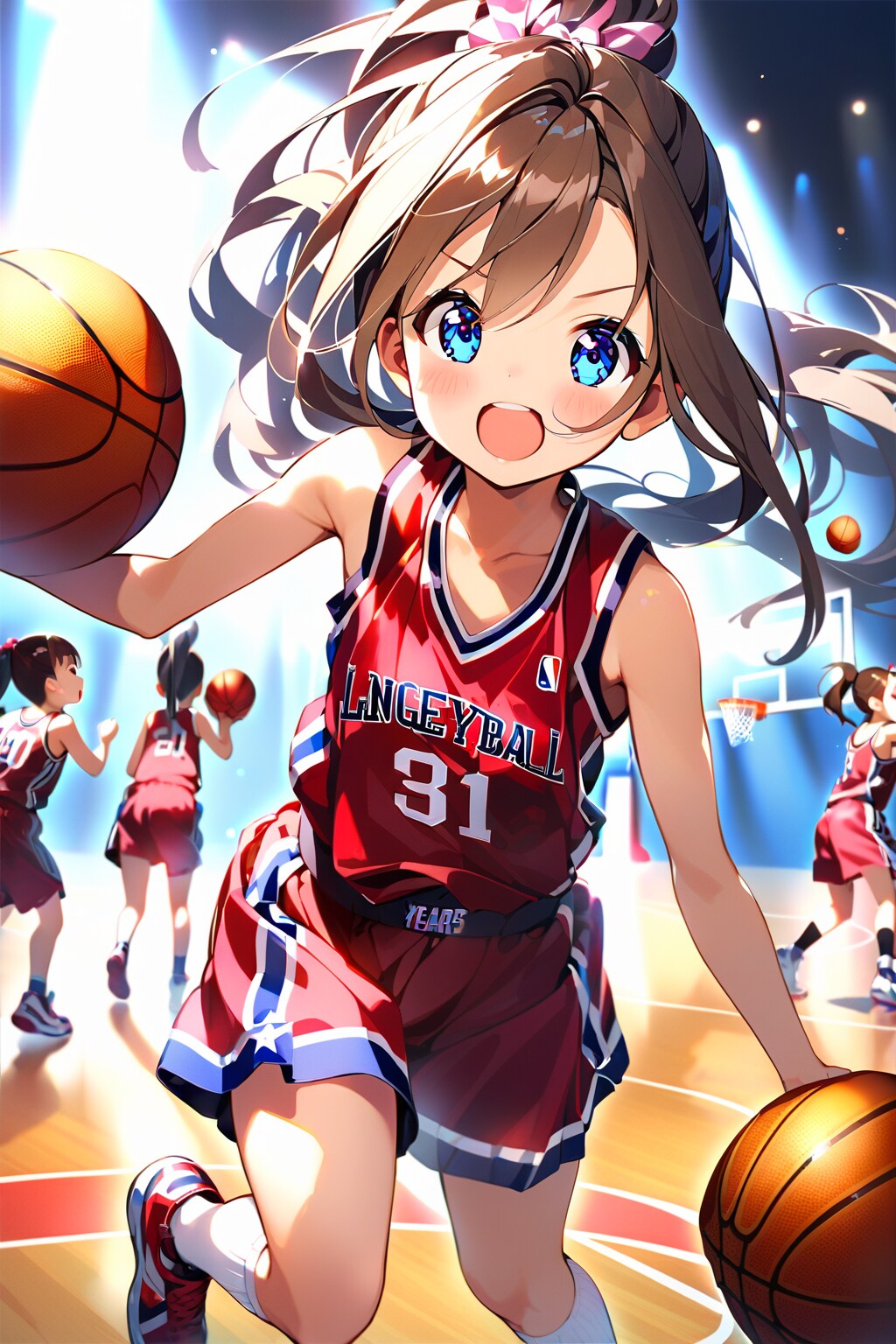 バスケ少女 柳原麻侖 『オラオラー、ダブルでいくぞー！！』