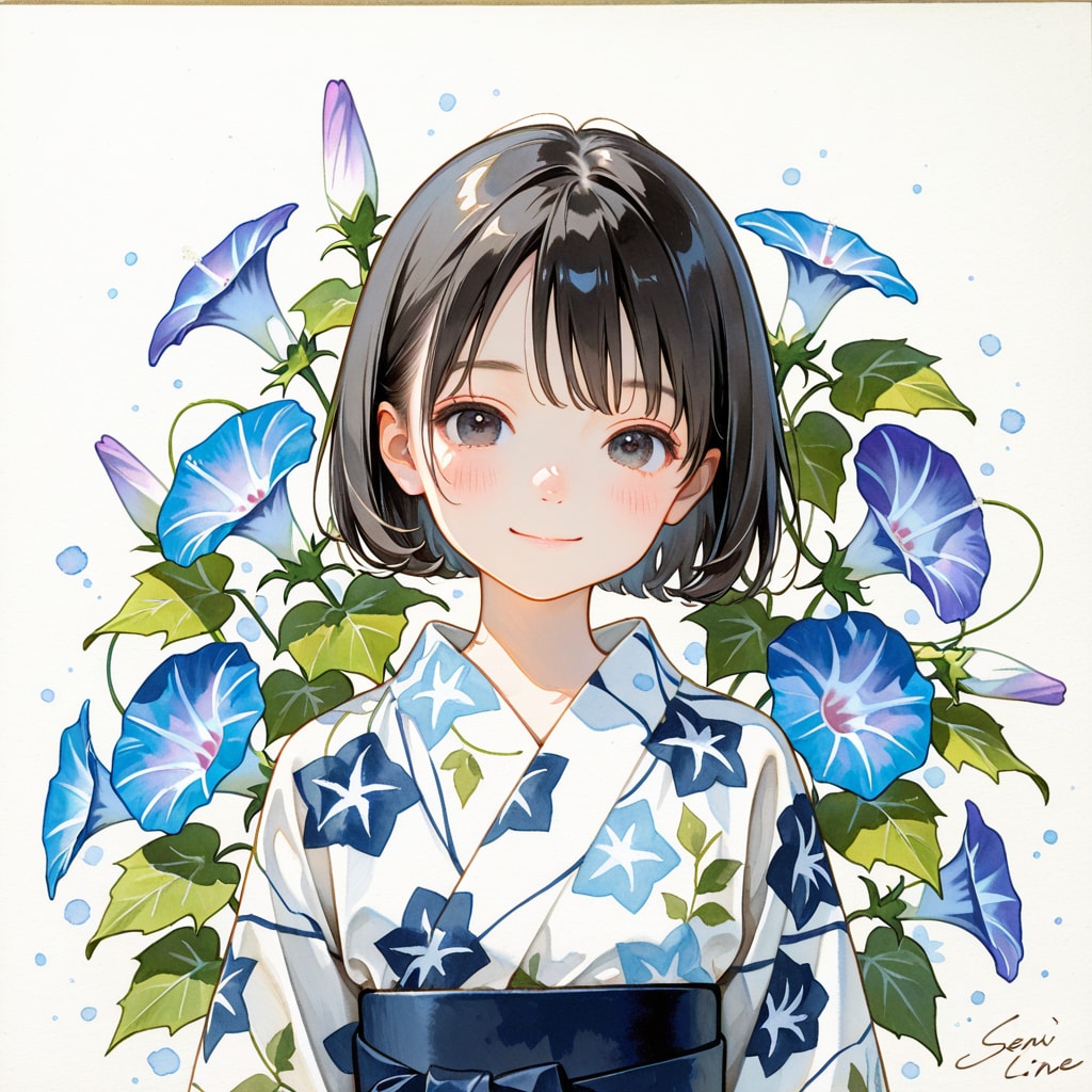 朝顔と少女(MOKA)