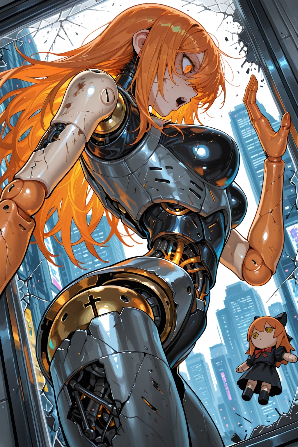 ちちぷい生成メカ娘　剥がれたメッキ2