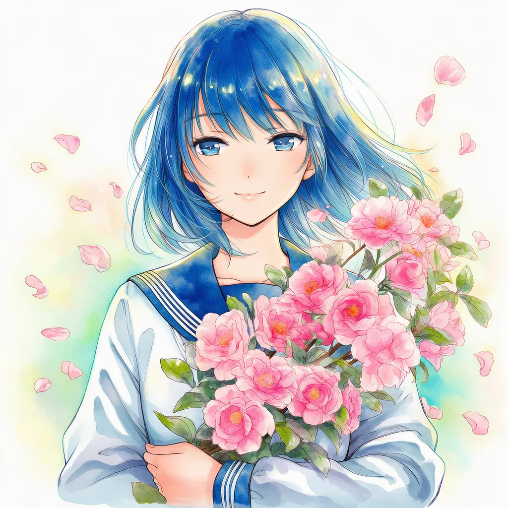 12月の花　ツバキ