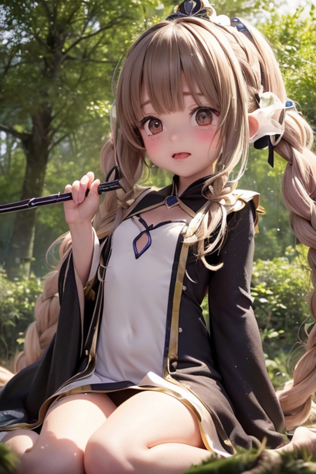 森の中の女の子