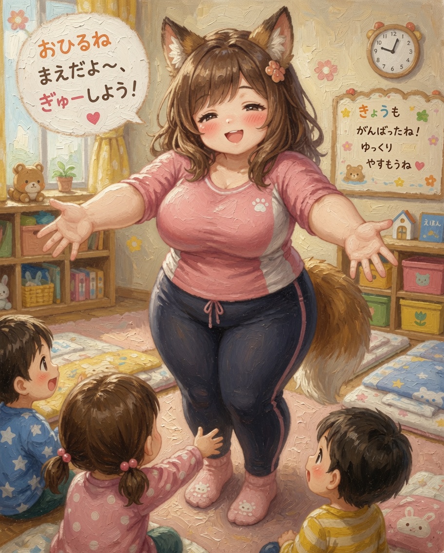 おひるねまえにぎゅっ〜