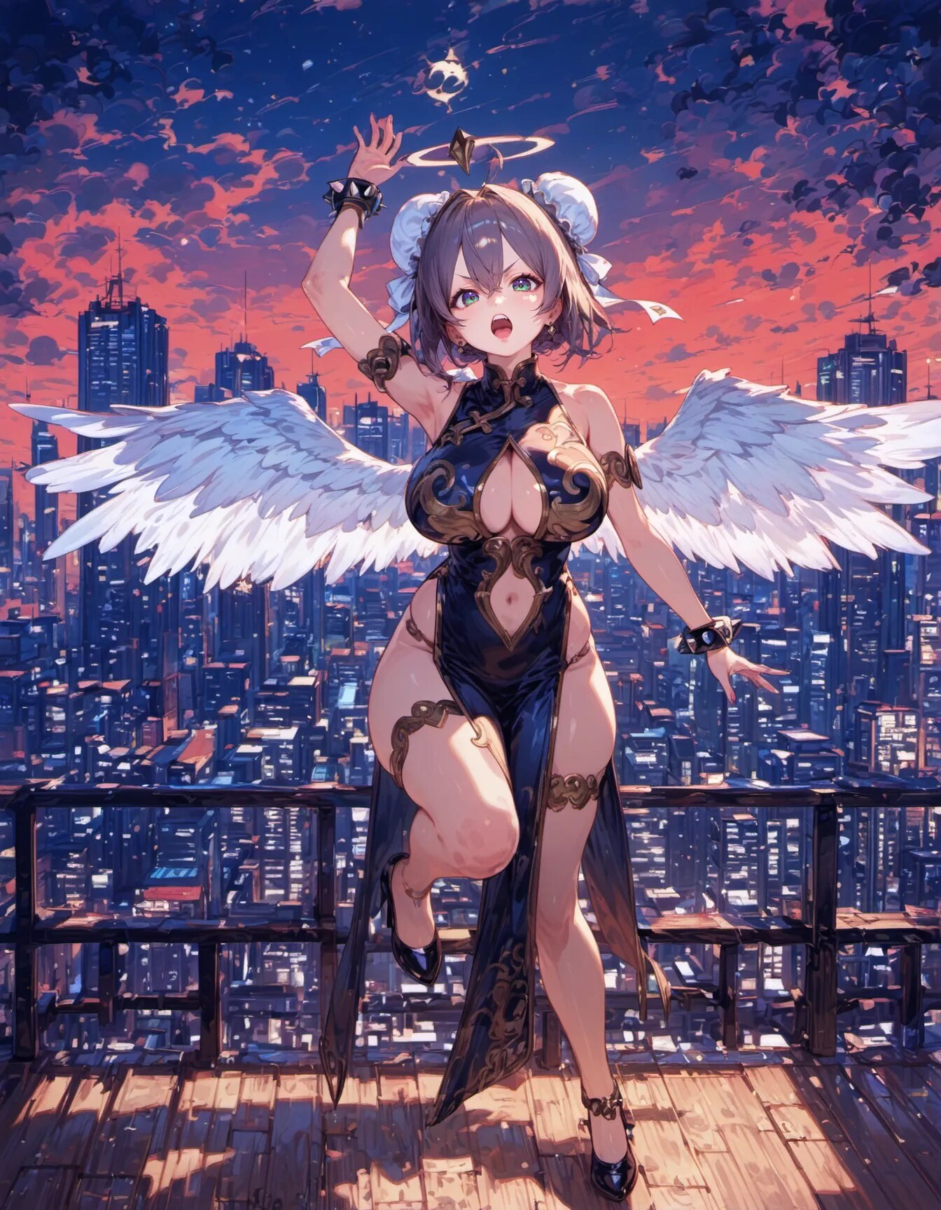 Last Light Over the Megacity