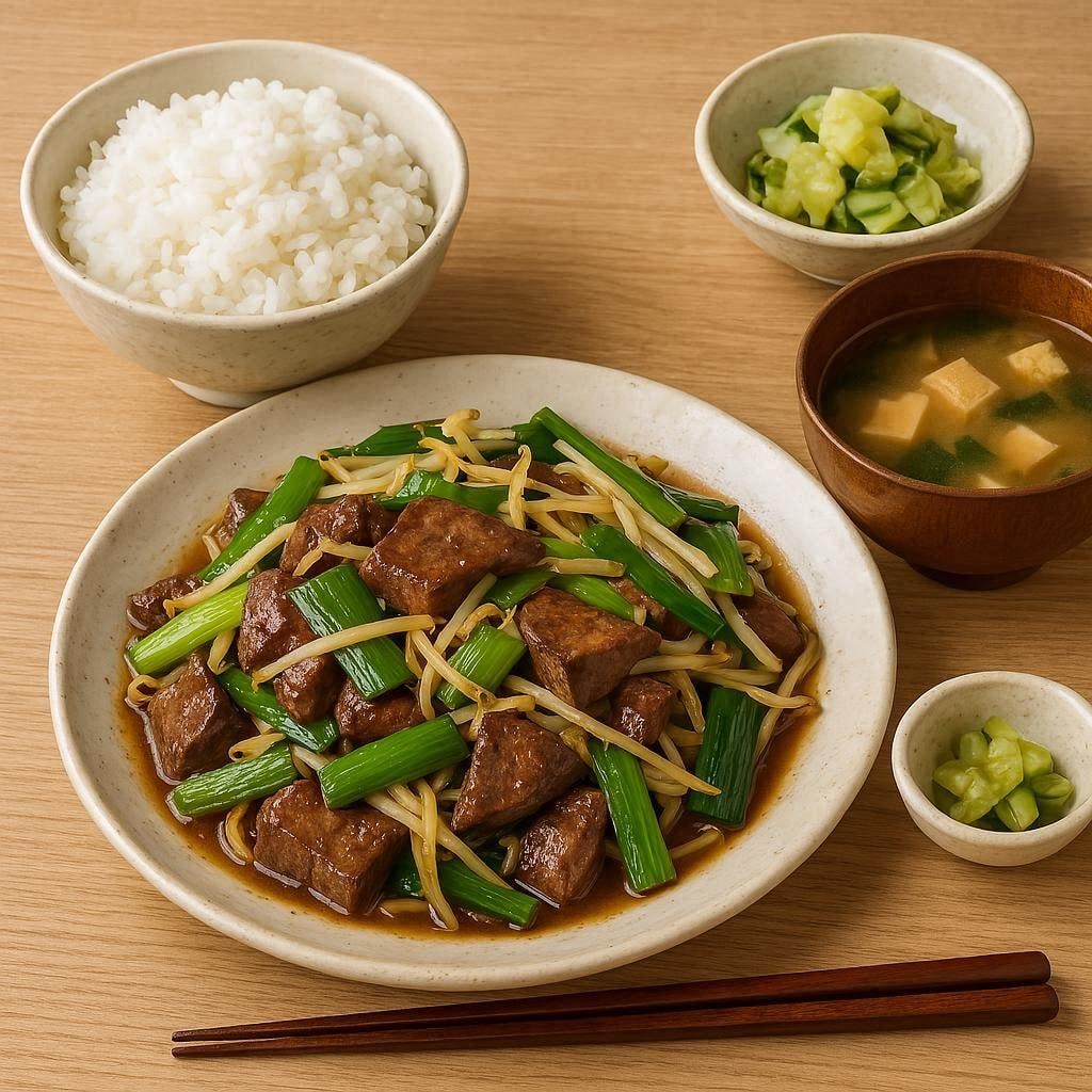 レバニラ定食お願いします