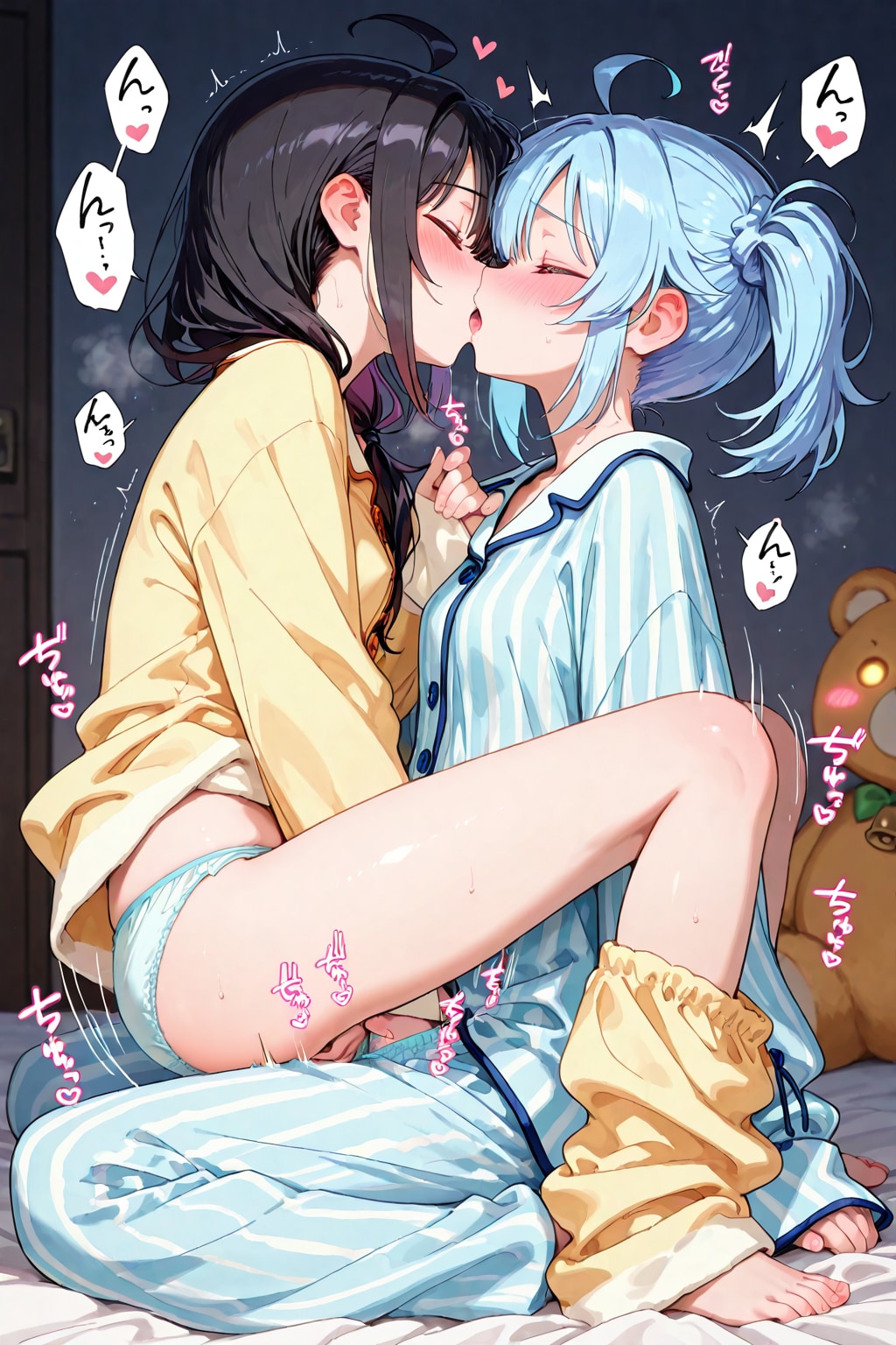「んっ…♡ 溶けちゃうキス」💕