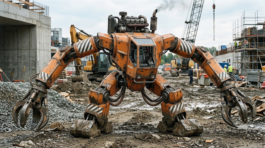 土木作業用ロボット