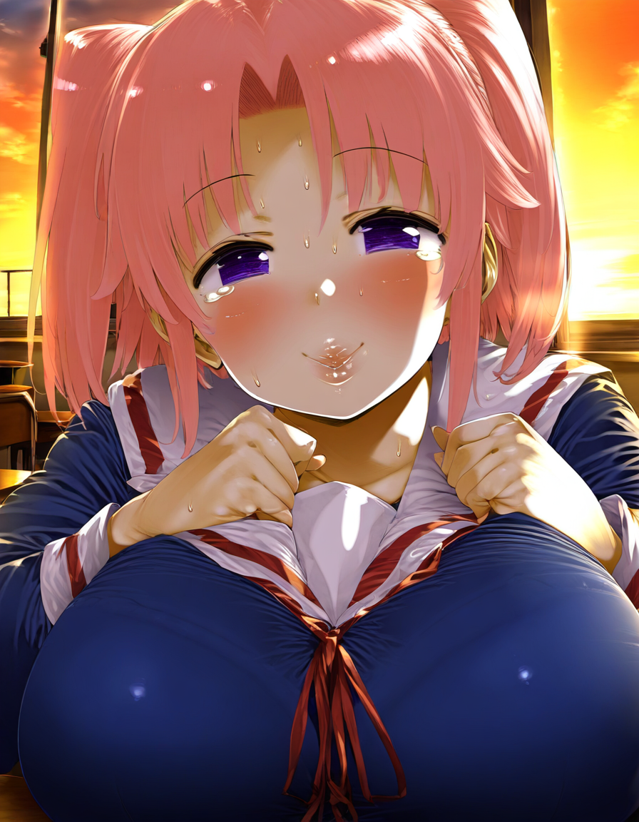 夜ノ森小紅と放課後の教室で♡