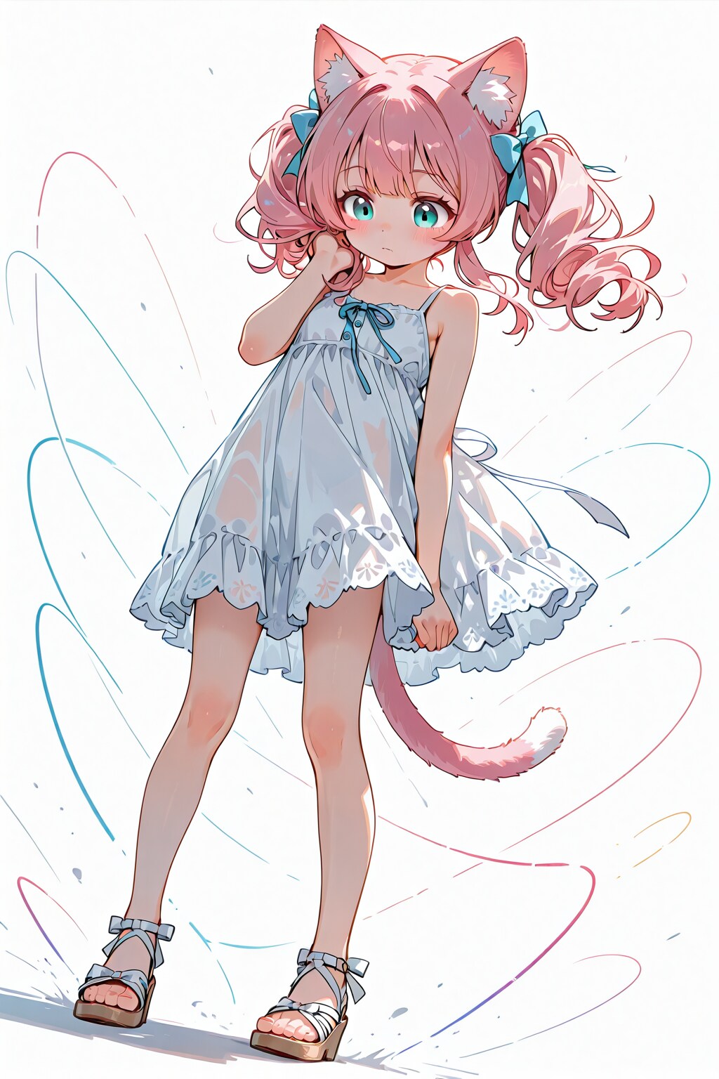 今日二回目の猫耳ピンクちゃん