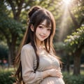 まったり春スタイル妊婦さん 3枚目