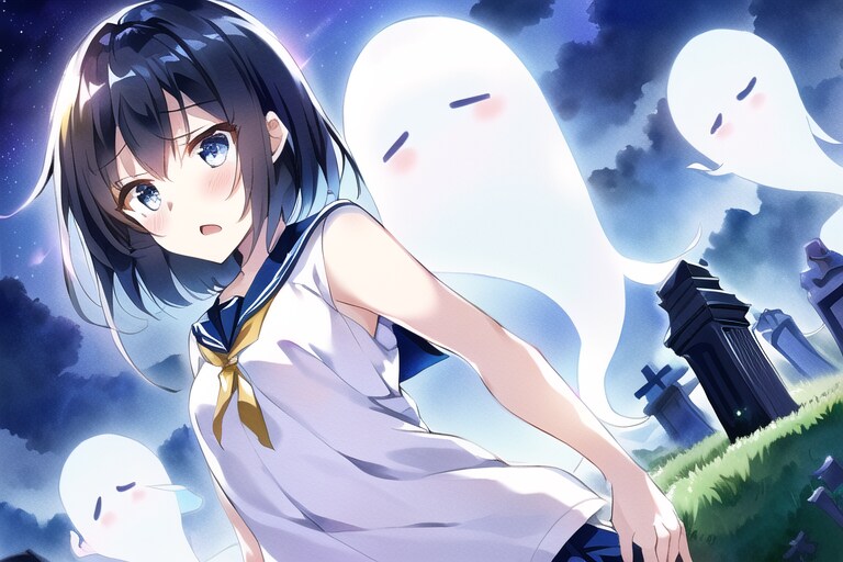 お化けなんていない、、よね？