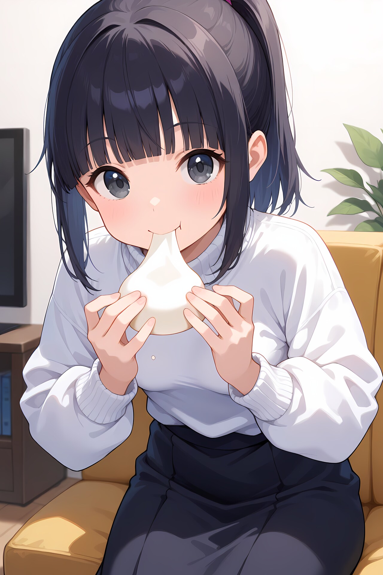 餅を喰らう | の人気AIイラスト・グラビア