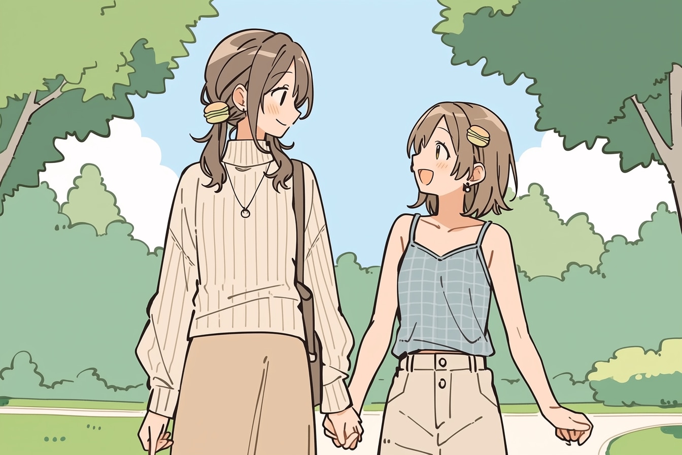 母と娘405 | の人気AIイラスト・グラビア