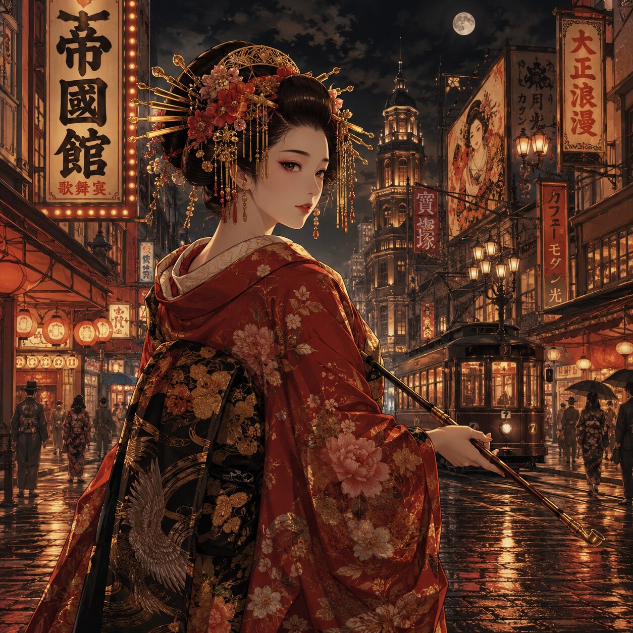 花魁 | の人気AIイラスト・グラビア
