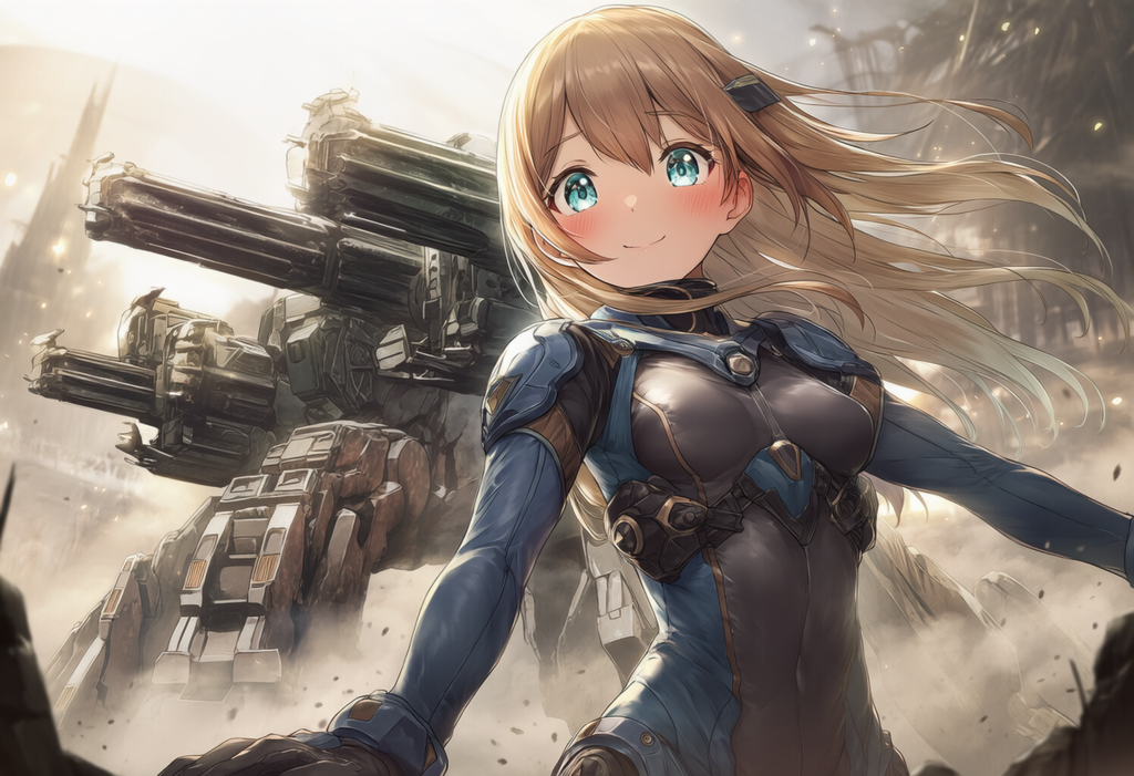 多脚ロボット小隊出撃