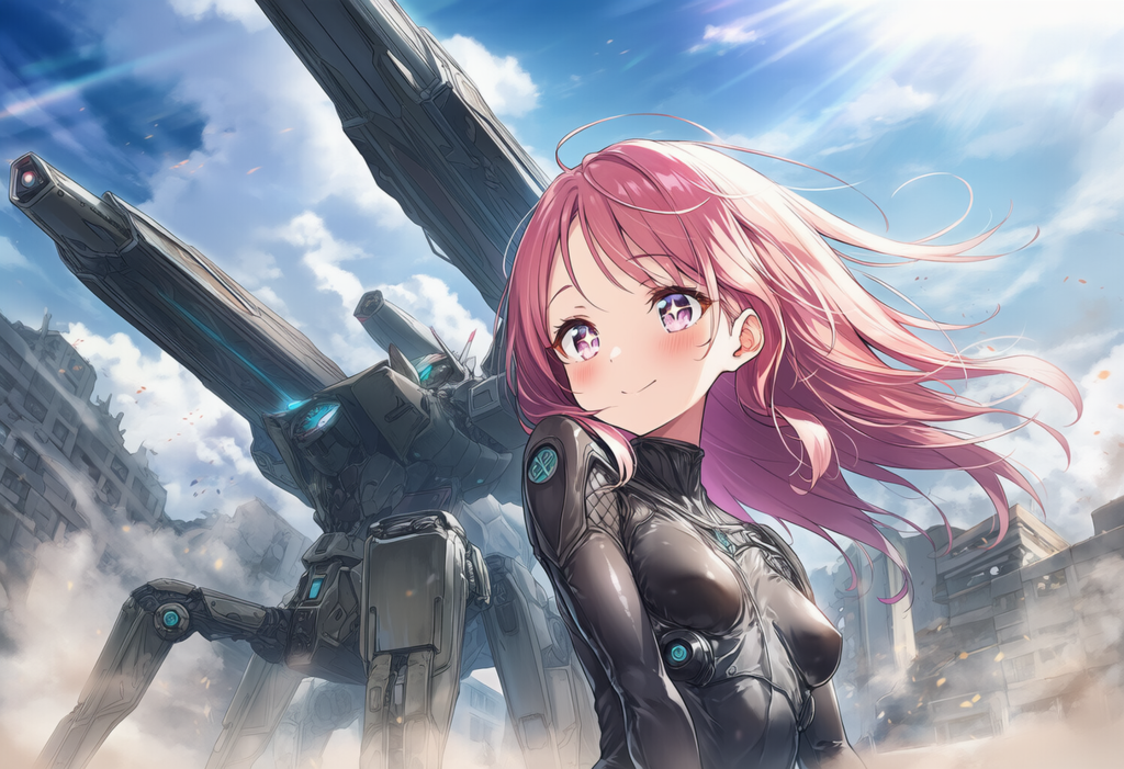 多脚ロボット小隊出撃