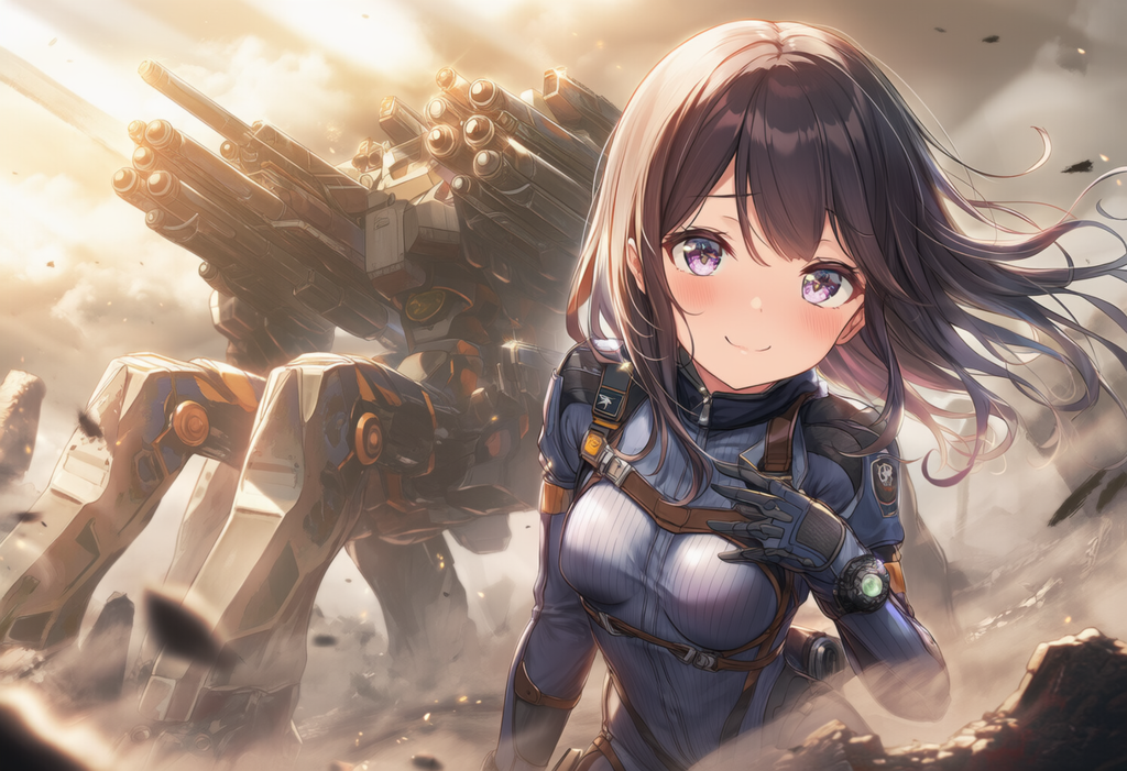多脚ロボット小隊出撃