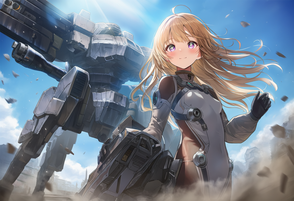 多脚ロボット小隊出撃