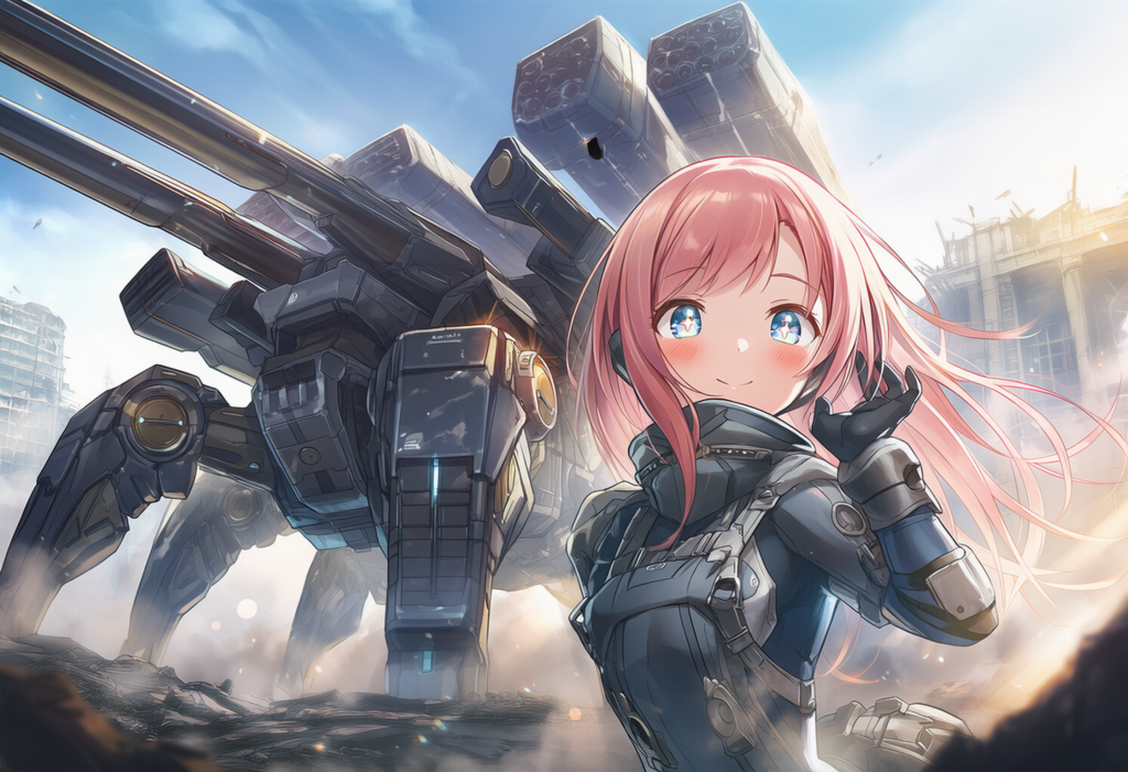 多脚ロボット小隊出撃