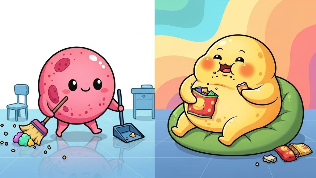 ももほうくんの大掃除