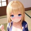和室と和服と金髪 10枚目