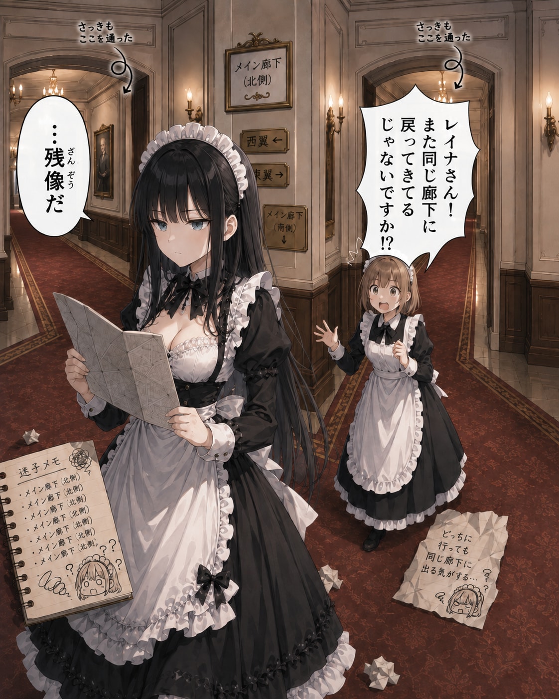迷子にあらず、残像なり。