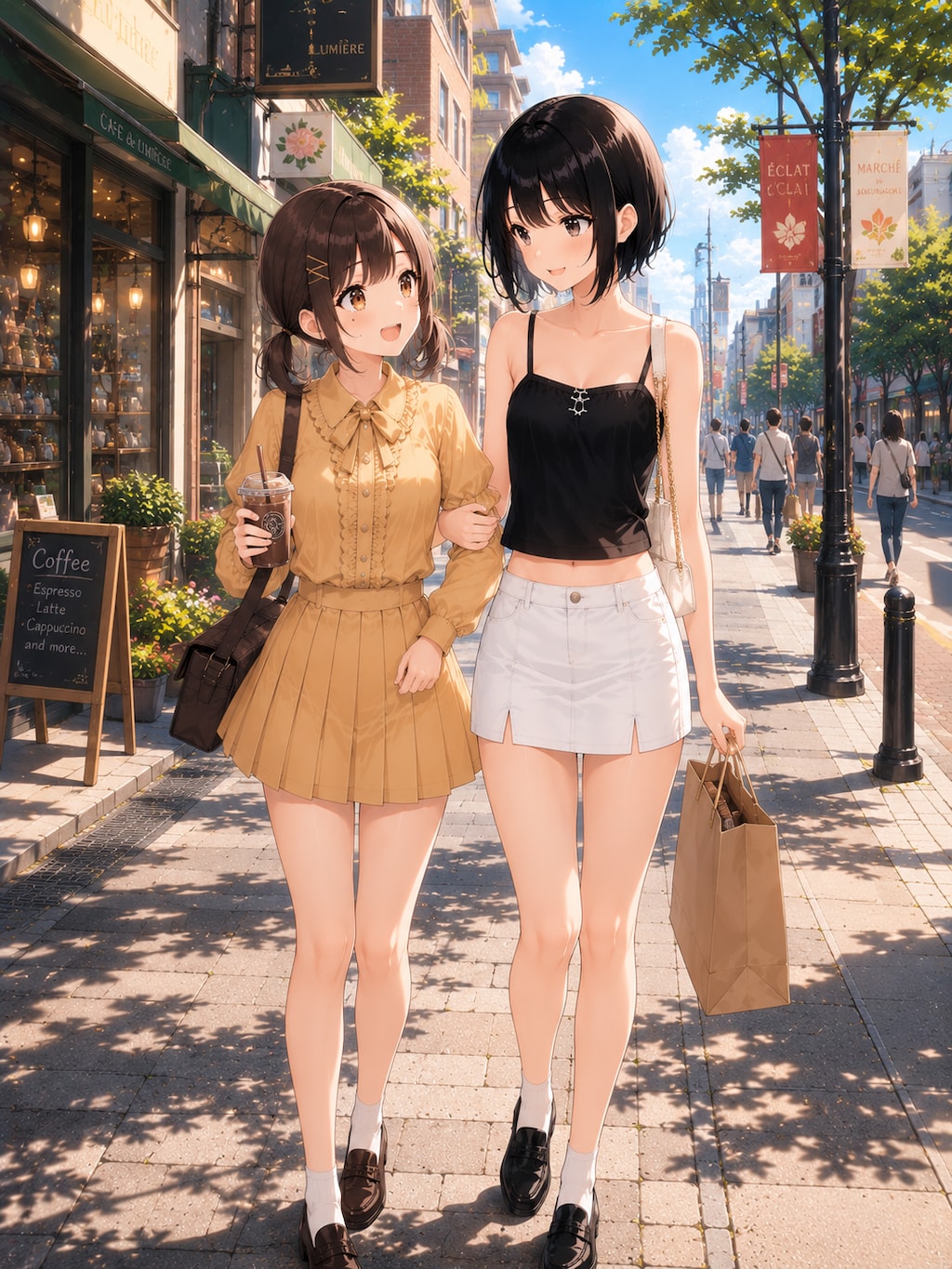 みおちゃんとりえちゃんのデート❤️