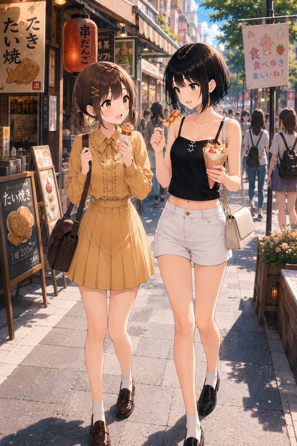 みおちゃんとりえちゃんのデート❤️