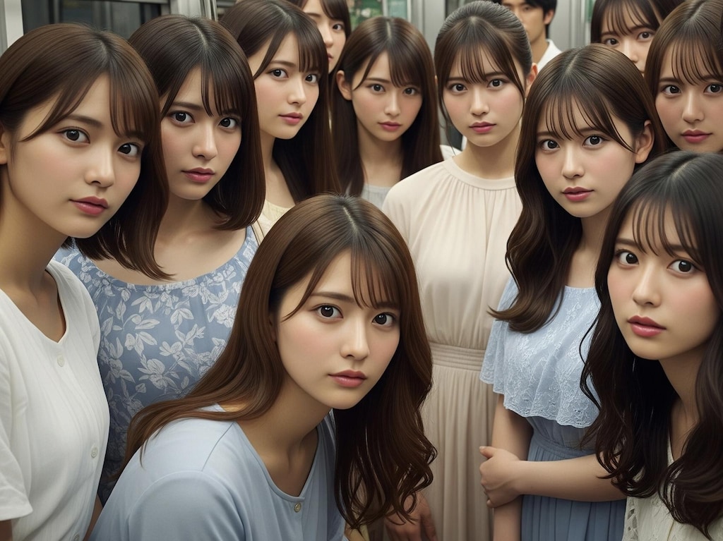 飛び込んだ女性専用車両