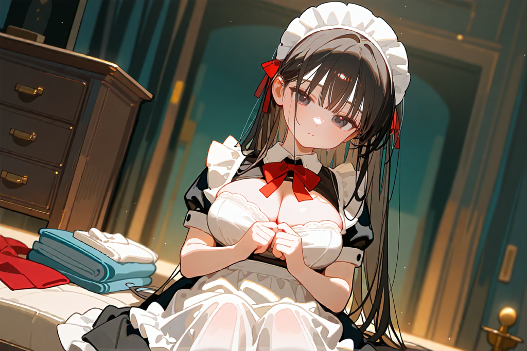 おすわりメイド