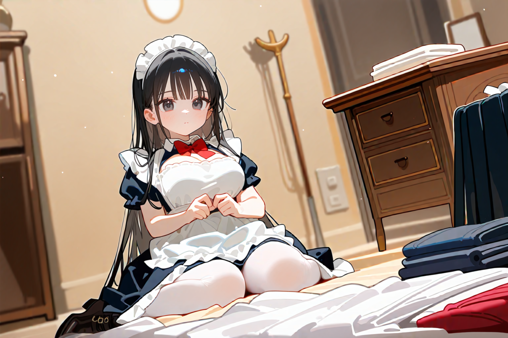 おすわりメイド