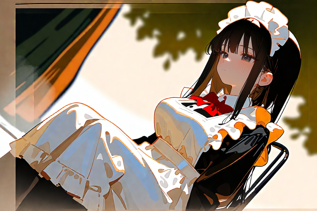 おすわりメイド