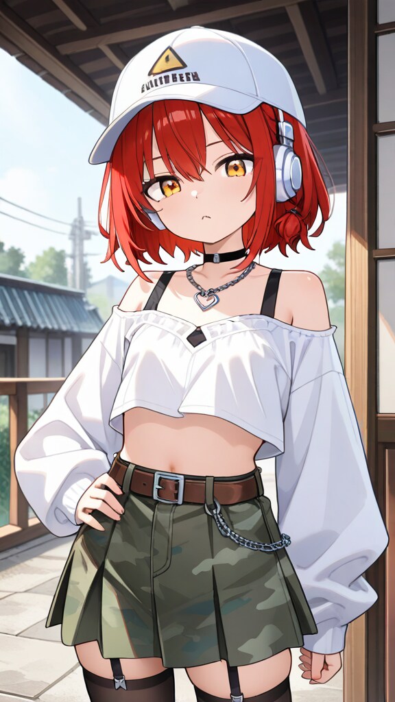 へそ出しルック