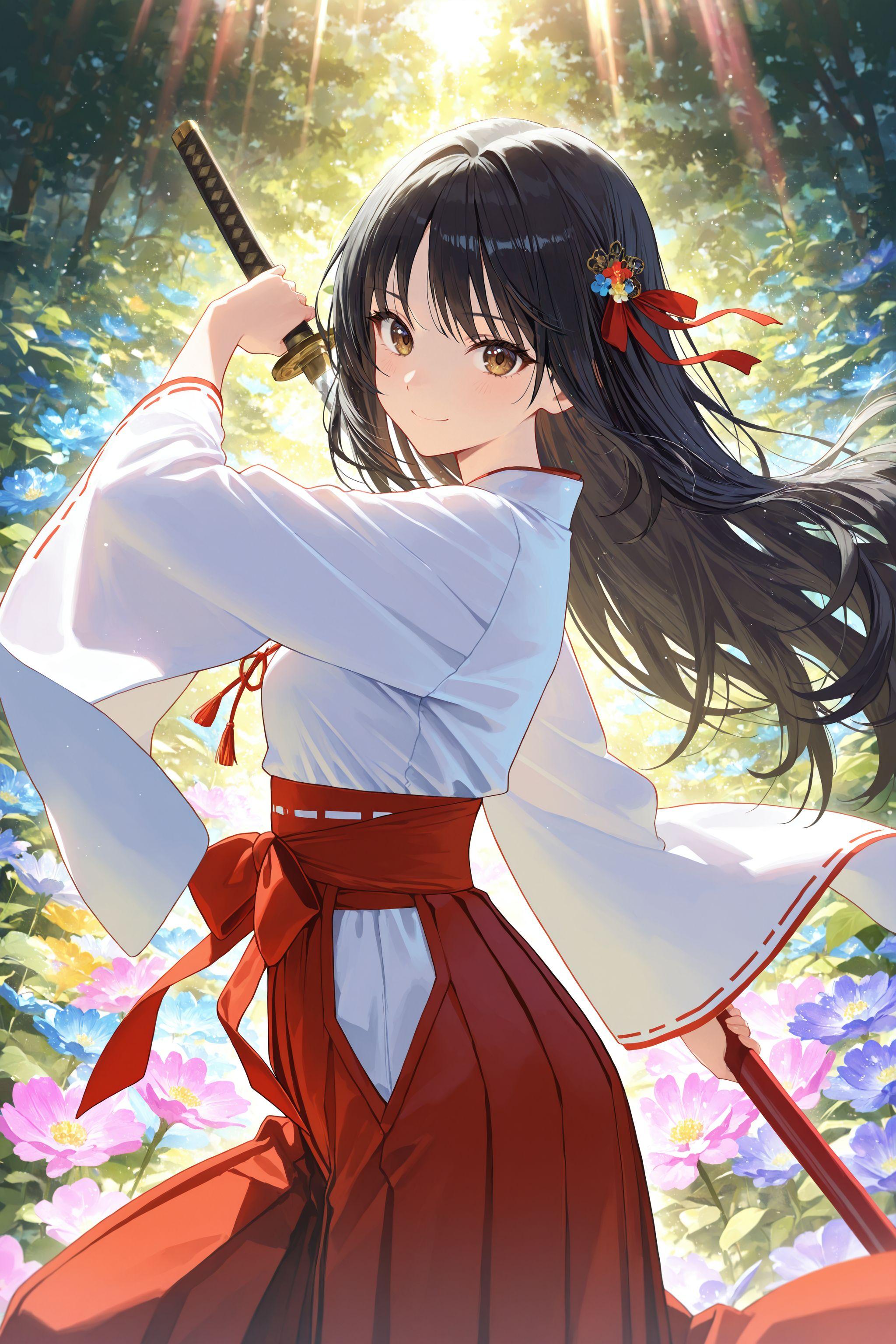 異世界神社の巫女さん（神楽さん）