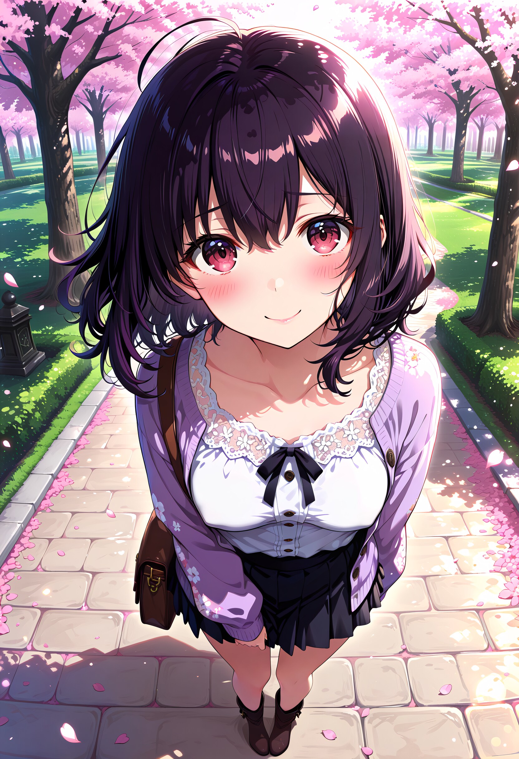 桜舞う日、初デート