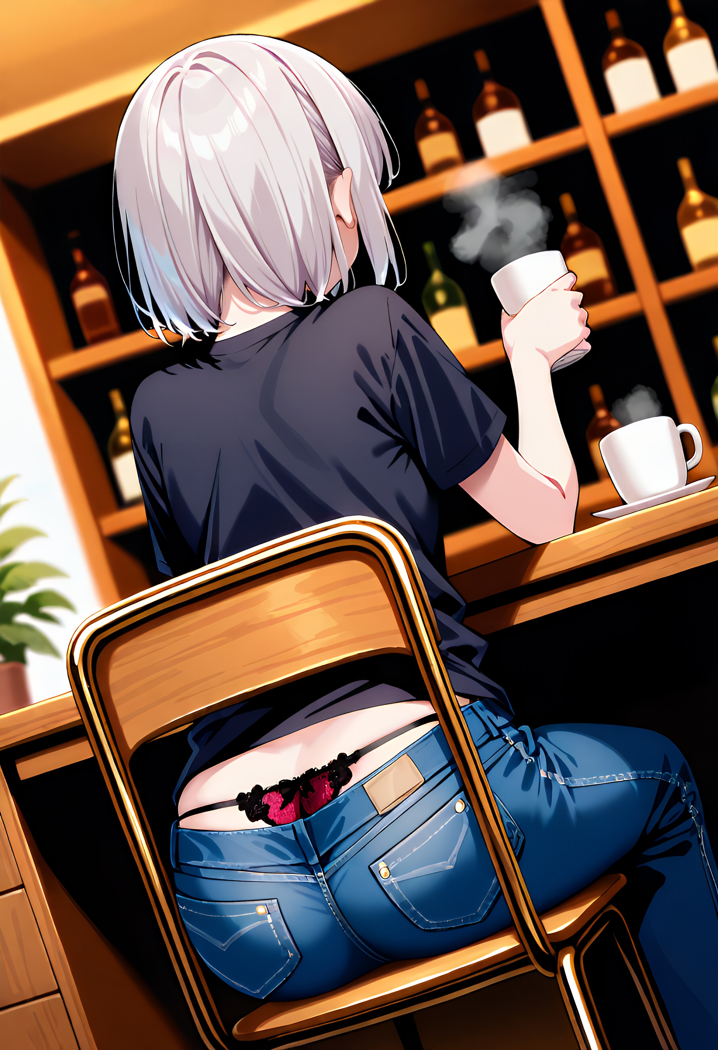 はみパンそしてケツ