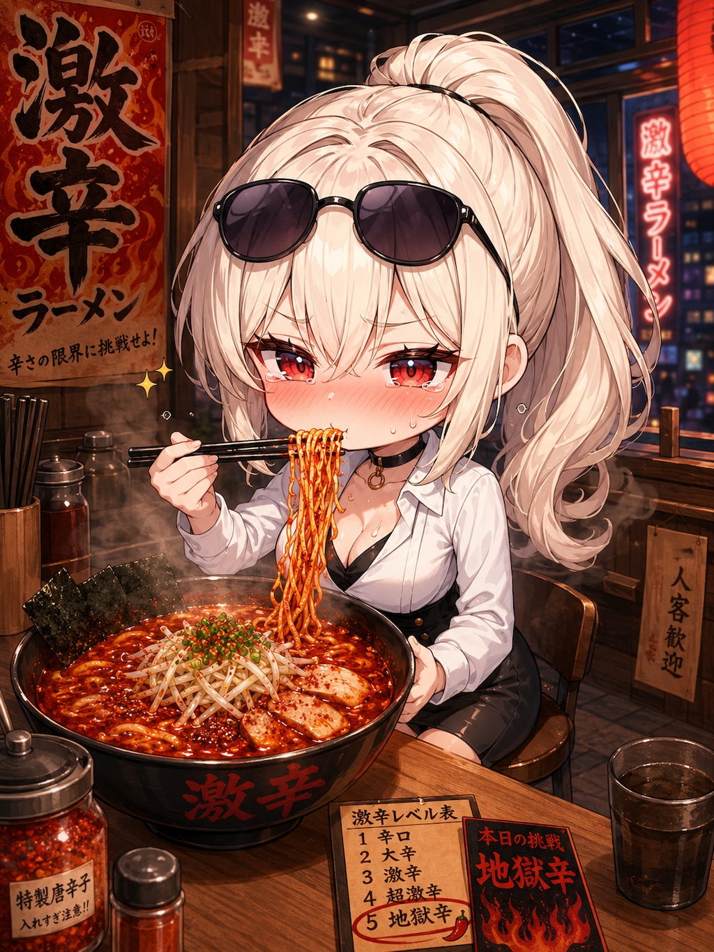 地獄辛でも、クールに完食……できるはず