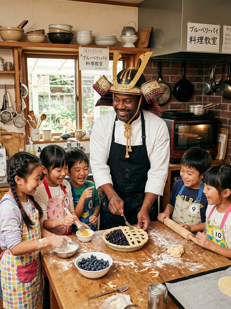 子供たちもおいでぇ、パイ焼くぞぉ | の人気AIイラスト・グラビア