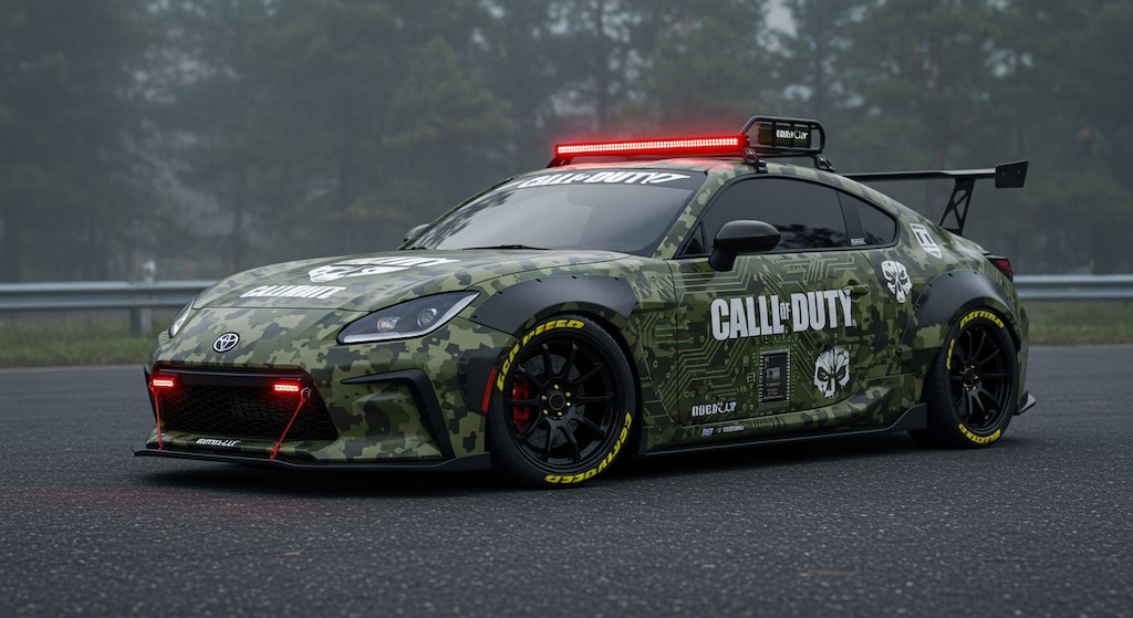 コールオブデューティーGR86レーシングカー