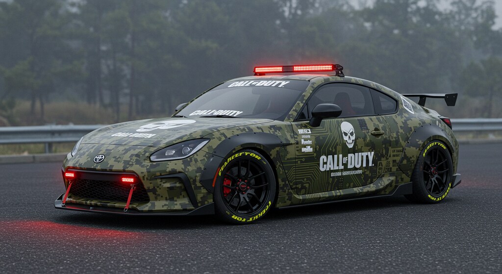 コールオブデューティーGR86レーシングカー