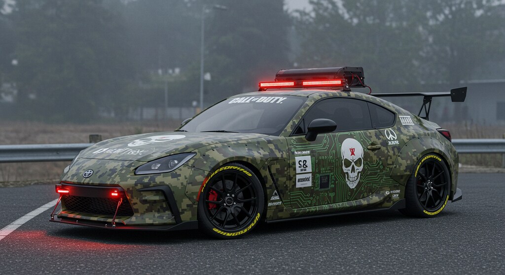 コールオブデューティーGR86レーシングカー