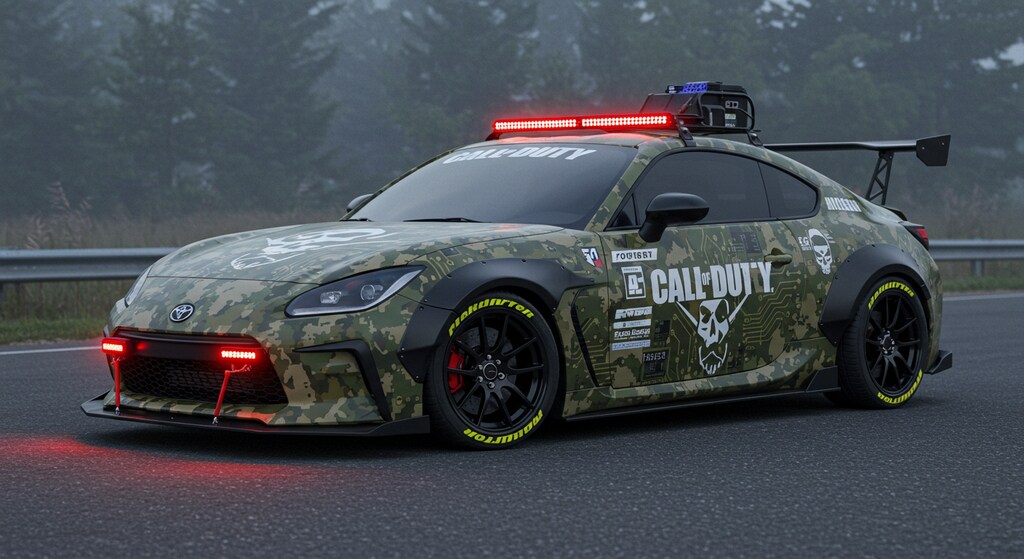 コールオブデューティーGR86レーシングカー