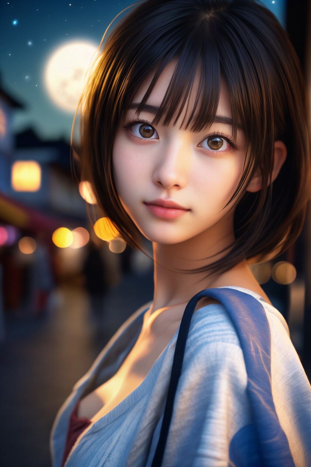 満月の夜に