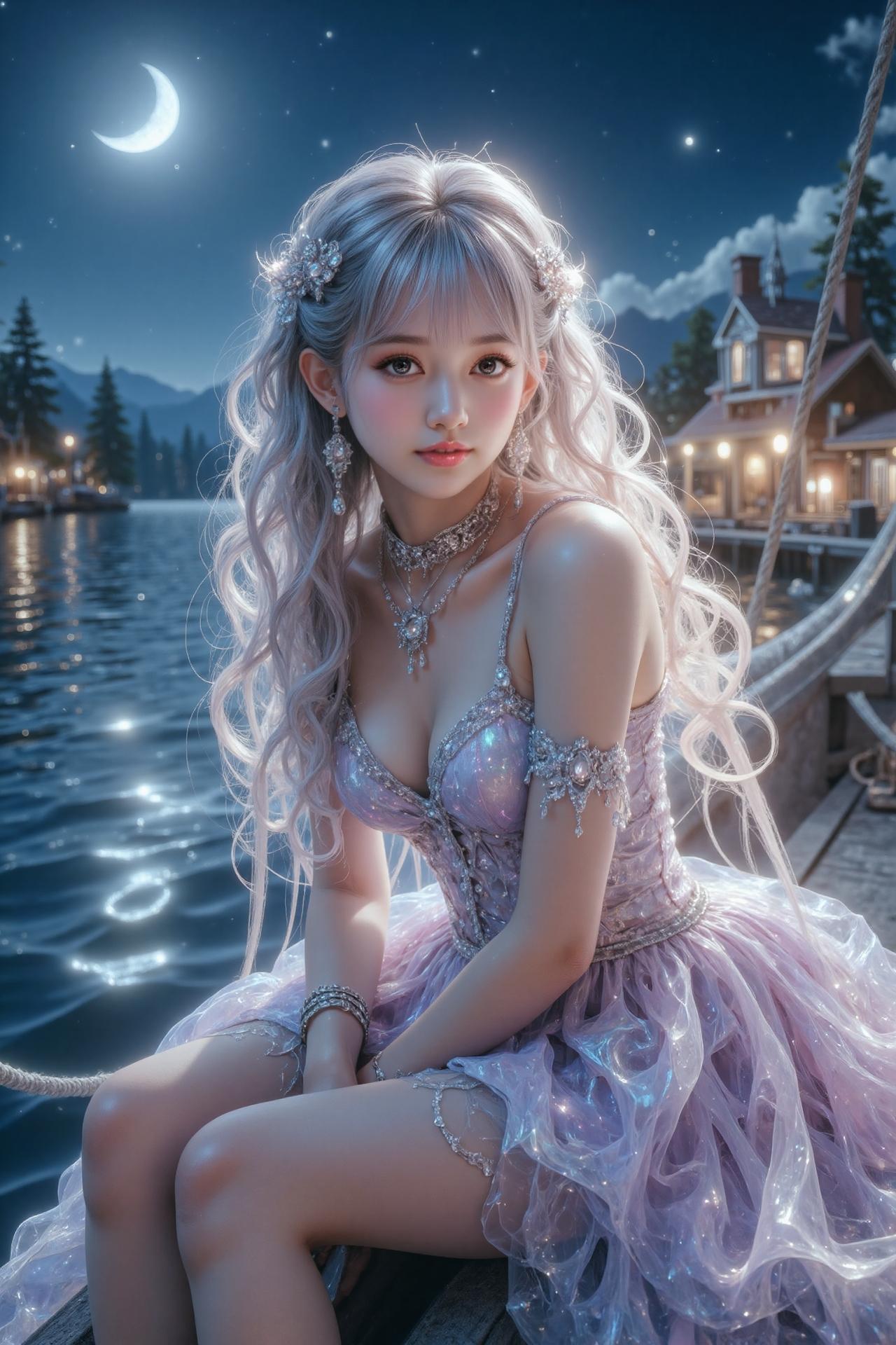 月の夜に