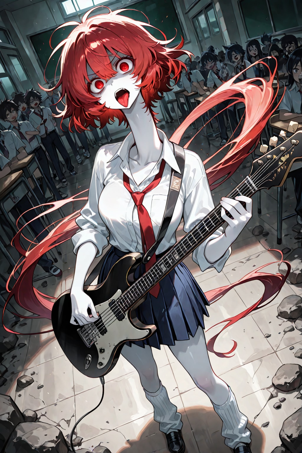 ロックンロールなろくろ首 | の人気AIイラスト・グラビア