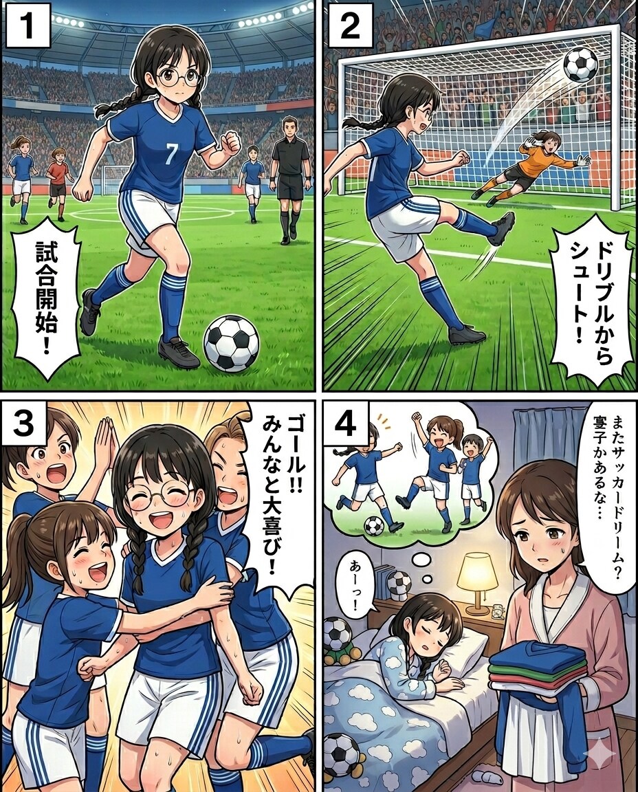 丸子・サッカー（夢落ち）