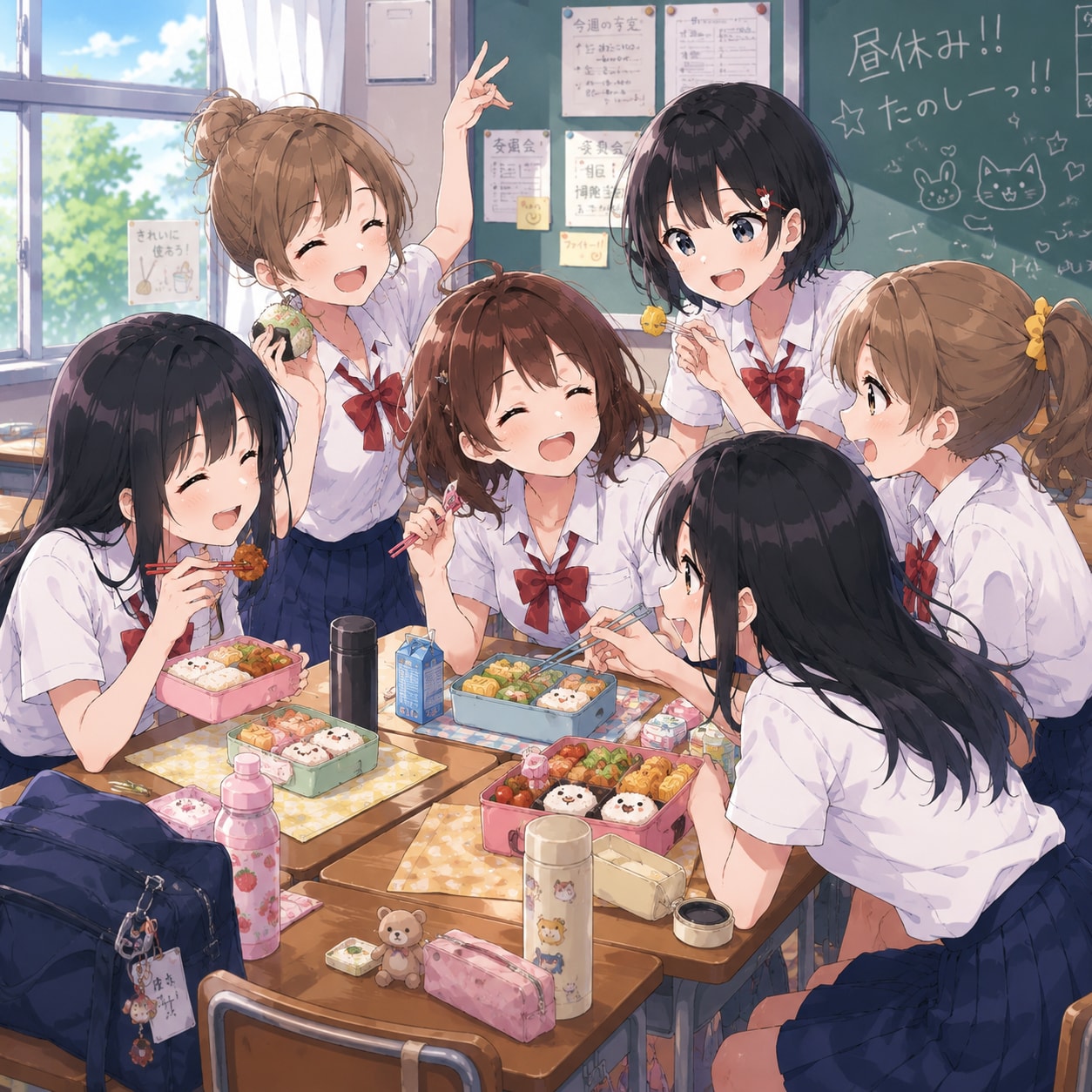 お弁当タイム | の人気AIイラスト・グラビア