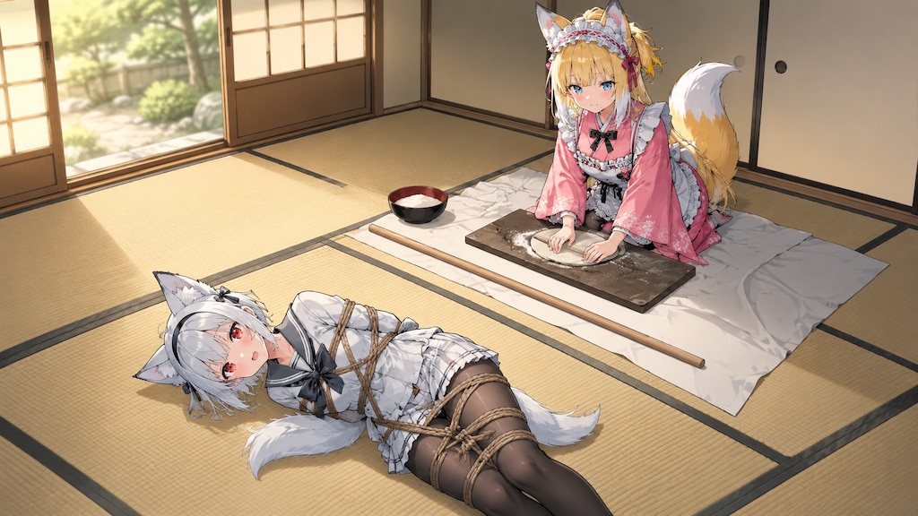 蕎麦打ち