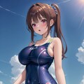 遊泳する女子 2枚目