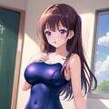 遊泳する女子 3枚目