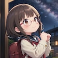 学校帰りに見上げる夜空 6枚目